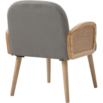 Fauteuil 13453GR – SURABAYA Gris – Lot de 1