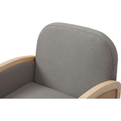 Fauteuil 13453GR – SURABAYA Gris – Lot de 1