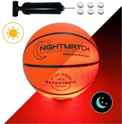 NIGHTMATCH Ballon de Basketball Lumineux