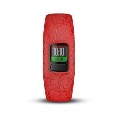 GARMIN Bracelet d’activité Spiderman Vivofit Jr 2 – Enfant garçon – Rouge