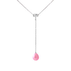 PERLINEA- Collier Cravate- Perle de Culture d’Eau Douce