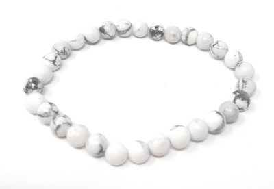 Bracelet Pierre naturelle – Howlite Magnésite