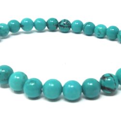 Bracelet Adulte Pierre naturelle – Howlite Magnésite teintée