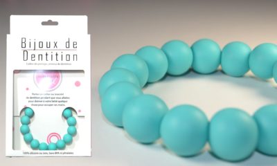 Bracelet bijou de dentition et de portage – Turquoise