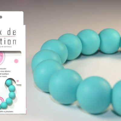 Bracelet bijou de dentition et de portage – Turquoise