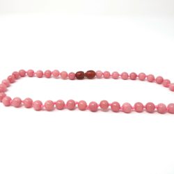 Collier Bébé Pierre naturelle – Quartz Rose