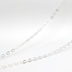 Chaine bola plaqué 114 cm – Argent