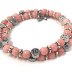 Bracelet d’allaitement pierre naturelle – Quartz rose