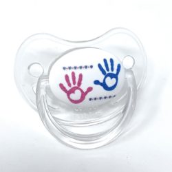 Sucette bébé physiologique 0-6 mois – Les mains