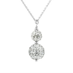 Collier Duo Cristal “Pure WHITE”