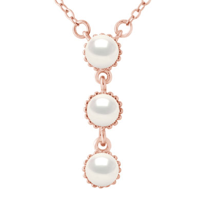 Collier TRILOGY perles blanches
