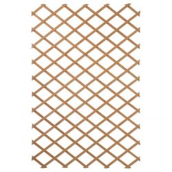 NATURE Treillis extensible en bois naturel 100x300cm – Marron