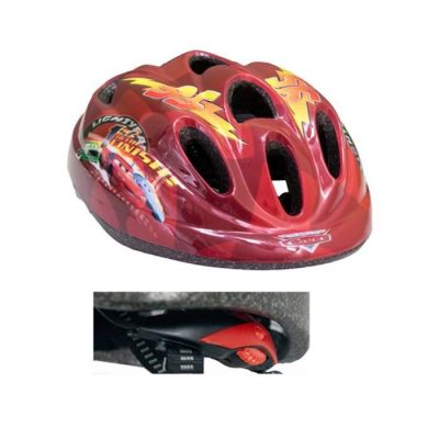 CARS Vélo 16″ + Casque – Enfant – Rouge et noir