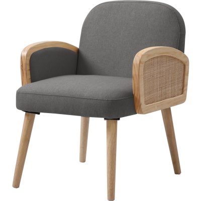 Fauteuil 13453GA – SURABAYA Gris – Lot de 1