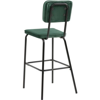 Tabouret de bar 13508VE – ZELDA Vert – Lot de 2