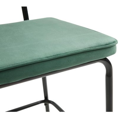 Tabouret de bar 13508VE – ZELDA Vert – Lot de 2