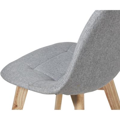 Chaise 16155GR – SABA Gris – Lot de 4