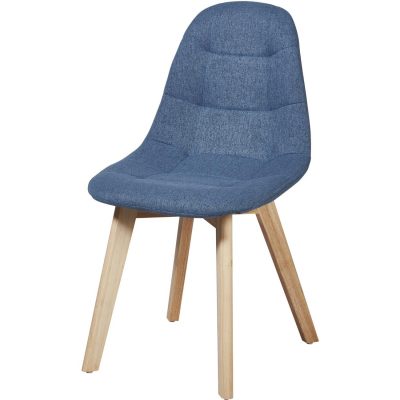 Chaise 16155BC – SABA Bleu Canard – Lot de 4