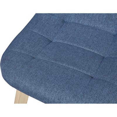 Chaise 16155BC – SABA Bleu Canard – Lot de 4