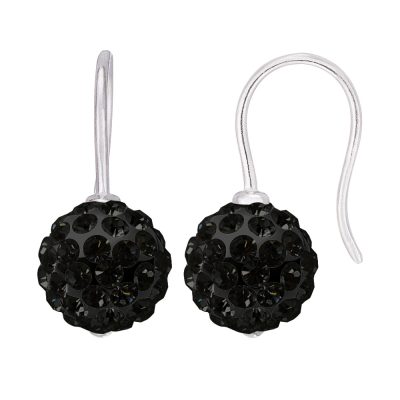 Boucles d’Oreilles “BLACK NIGHT”  Pendentif