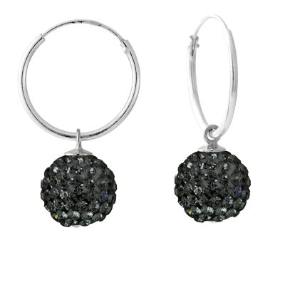 Boucles d’Oreilles “BLACK NIGHT” Pendentif Mobiles