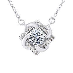 Collier SOLITAIRE et Oxydes de Zirconium