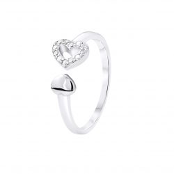 Bague motif “CUR”  Ajustable