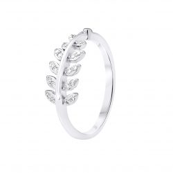 Bague motif “FEUILLE DE LAURIER”  Ajustable